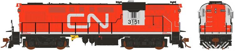Rapido - MLW Rebuilt RS-18 - CN #3151 (Tempo - No HEP) - Sold Out