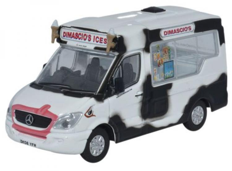 Oxford - Mercedes Whitby Mondial Ice Cream Van - Dimaschios (Cow) - Sold Out