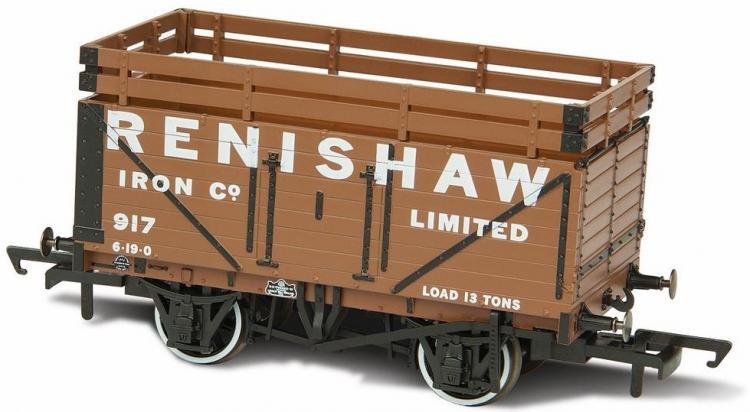 7 Plank Wagon with 2 Coke Rails - Renishaw Iron Co. #917 - Sold Out