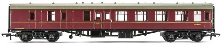 RailRoad - BR Mk1 BSO Brake Second Corridor #M34655 (Maroon) - Sold Out