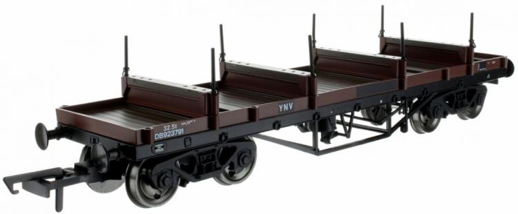 BR Bogie Bolster E Wagon #DB923791 (Bauxite) TOPS YNV - Sold Out