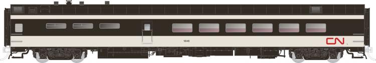 Rapido - Pullman-Standard Lightweight Dining Car - CN #1339 (Black-White) - Pre Order