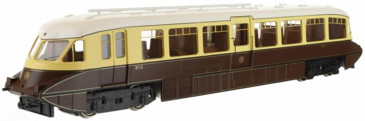 Streamlined Railcar #10 (GWR Chocolate and Cream - Monogram) - Pre Order