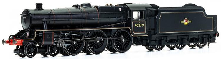 BR 5MT Black Five 4-6-0 #45379 (Lined Black - Late Crest) - 1:1 Collection Limited Edition - Sold Out