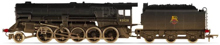 RailRoad - BR Crosti 9F 2-10-0 #92028 (Black - Early Crest) Heavily Weathered - Sold Out on Pre Orders