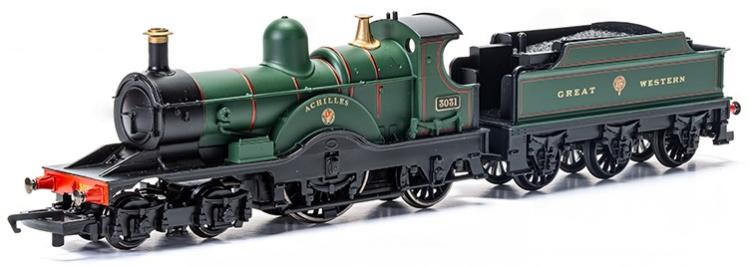 RailRoad - GWR Dean Single 4-2-2 #3031 'Achilles' (Green - Great Western) - Sold Out