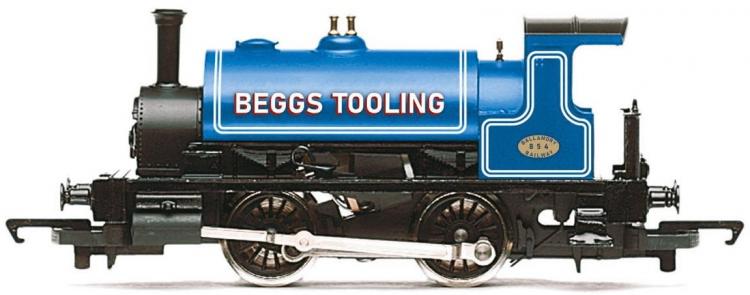 RailRoad - 264 Pug 0-4-0ST Beggs Tooling #854 (Blue) - Sold Out