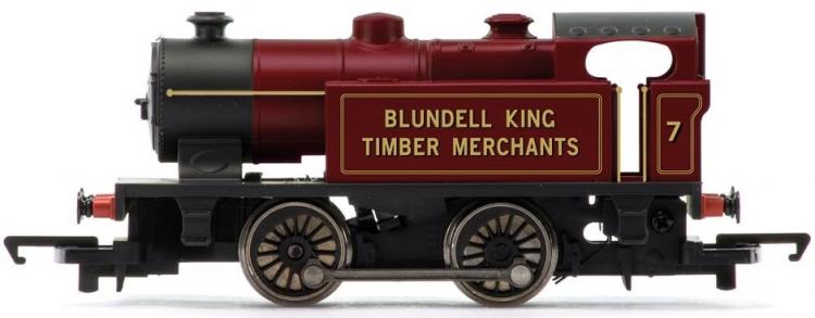 RailRoad - 0-4-0T Blundell King Timber Merchants #7 (Red) - Sold Out