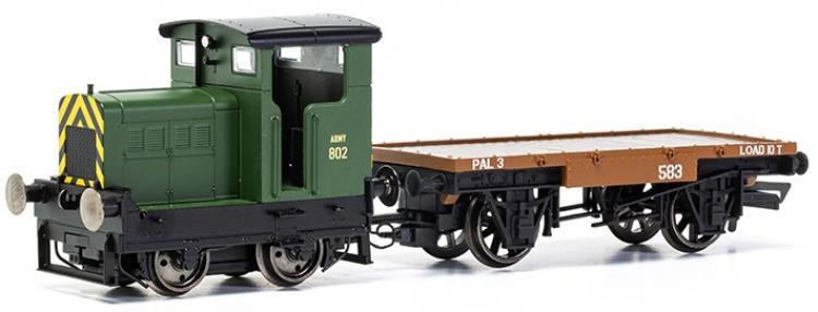 Ruston & Hornsby 48DS 0-4-0 War Department #Army 802 (Green) - Sold Out