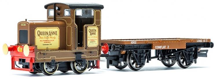 Ruston & Hornsby 48DS 0-4-0 Longmorn Distillery 'Queen Anne' (Brown) - Sold Out