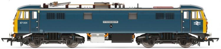 Class 87 #87001 'Royal Scot' & 'Stephenson' (BR Blue - NRM)