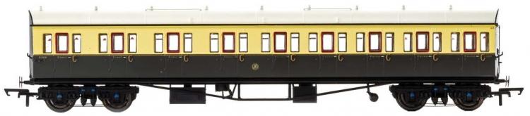 GWR Collett 57' Bow Ended E131 9-Compartment Composite (Left Hand) #6360 - Sold Out