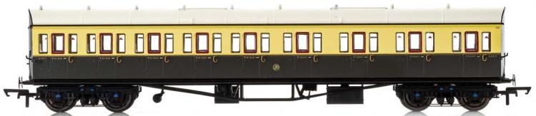GWR Collett 57' Bow Ended E131 9-Compartment Composite (Right Hand) #6362 - Sold Out