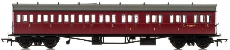 BR Collett 57' Bow Ended E131 9-Compartment Composite (Right Hand) #W6631W (Crimson) - Sold Out