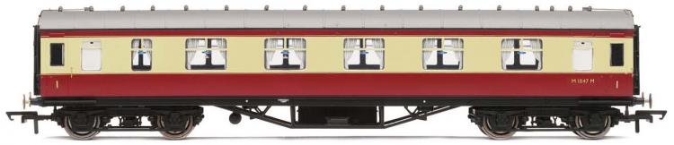 BR Stanier Period III Corridor First #M1047M (Crimson & Cream) - Available to Order In