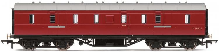 BR 50' Stanier Period III Parcels Van #M31137 (Maroon) - Available to Order In