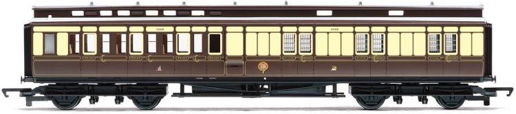 GWR D29 'Clerestory' Corridor Brake Third #3403 (Chocolate & Cream) - Sold Out on Pre Orders