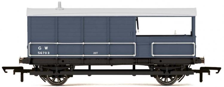 GWR AA15 20-Ton Toad Brake Van #56705 (Grey) - Sold Out