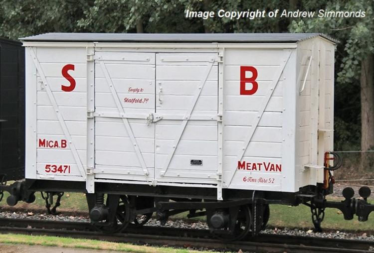 Bachmann - RNAD Van 'Mica B' (Statfold Barn Railway - White)
