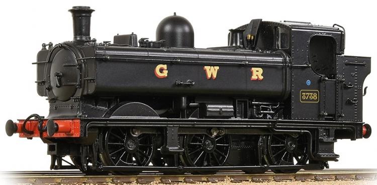 GWR 8750 0-6-0PT Pannier #3738 (Black - GWR) - Pre Order