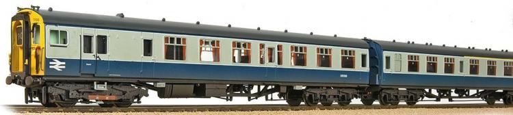 Class 411 (4-CEP) 4-Car EMU #7106 (BR Blue & Grey) Weathered - Available to Order In