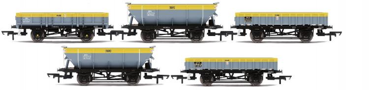 Hornby Wagon Bundle - BR Departmental Grey & Yellow Wagons