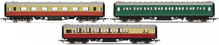 Hornby Coach Bundle - BR Maunsell (Mix BR Colours)