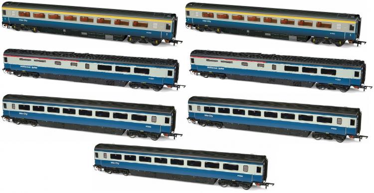 Oxford Rail Coach Bundle - Mk3 (BR Blue & Grey)