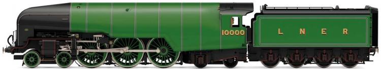 LNER W1 Hush Hush 4-6-4 #10000 (Lined Apple Green - Promotional) - Sold Out