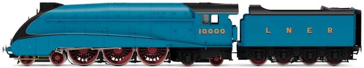 LNER Rebuilt W1 Hush-Hush 4-6-4 #10000 (Garter Blue) - SOLD OUT