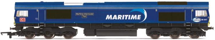 Class 66 #66047 'Maritime Intermodal Two' (DB Cargo UK - Maritime Blue) - Sold Out at Hornby
