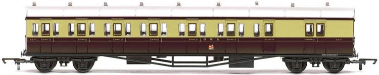 GWR E140 'B' Set Brake Composite #6371 (Chocolate & Cream) - Cancelled by Hornby May 7th 2020