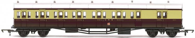 GWR E140 'B' Set Brake Composite #6372 (Chocolate & Cream) - Cancelled by Hornby May 7th 2020