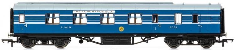 LMS Stanier D1961 Coronation Scot 57' BFK Brake First Corridor #5052 (Blue) - Out of Stock