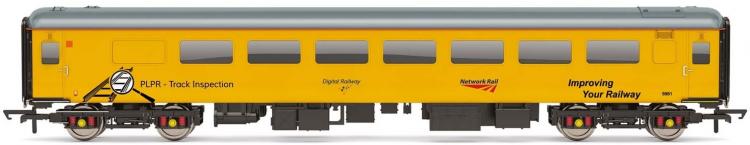 Network Rail Mk2F Brake Plain Line Pattern Recognition Vehicle PLPR2 #5981 (NR Yellow) - Sold Out