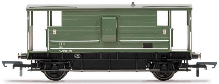 BR (ex-LMS) D2068 20T Brake Van #DM731833 (Green) - Sold Out