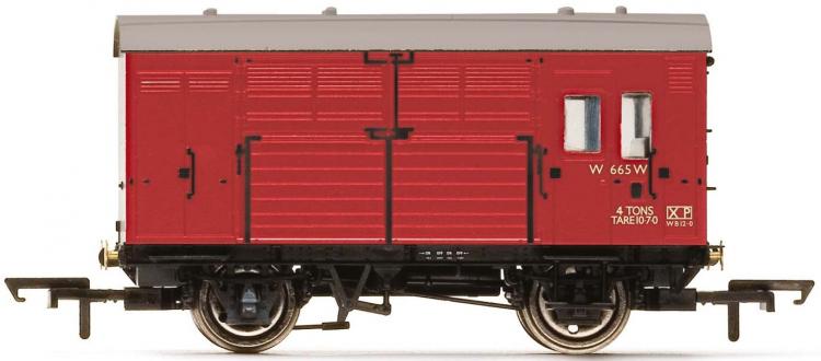 BR (ex-GWR) N13 Horse Box #W665W (Crimson) - Out of Stock
