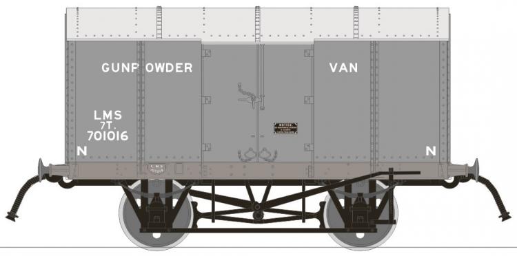 RCH Pattern Gunpowder Van #701016 (LMS Grey) - Sold Out