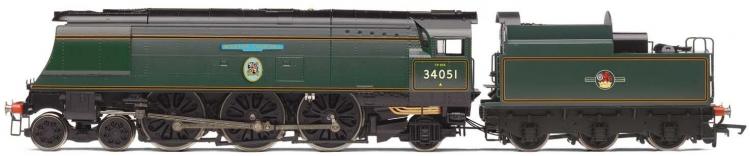 BR Battle of Britain 4-6-2 #34051 'Winston Churchill' (Lined Green - Late Crest) - Sold Out