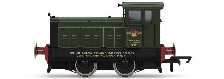 BR Ruston & Hornsby 88DS 0-4-0 #84 (Lined Green - Late Crest) - Pre Order