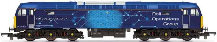 RailRoad - Class 47 #47812 (Rail Operations Group - Blue) - Sold Out