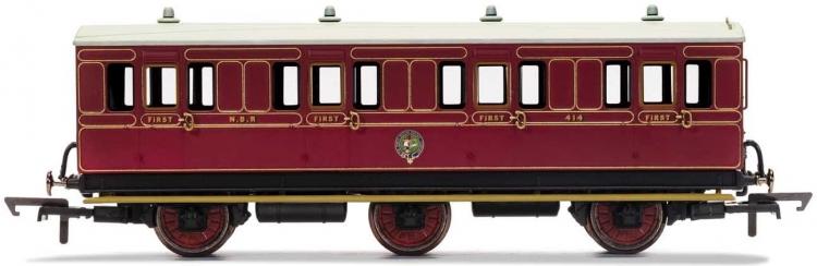 NBR 6 Wheel Coach 1st Class #414 (Maroon) - Out of Stock