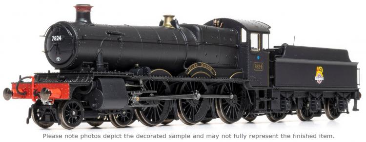 BR 78xx Manor 4-6-0 #7824 'Iford Manor' (Black - Early Crest) (Not Included in Closing Sale Discount) - Sold Out on Pre Orders