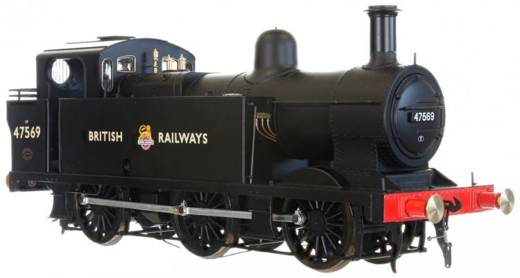 BR 3F Jinty 0-6-0T #47569 (Black - 'British Railways' & Early Crest) DCC Fitted - Pre Order