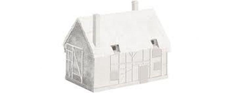 Thatched Cottage (Unpainted) (Clearance - was $18) - Sold Out