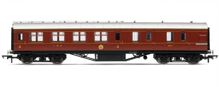 LMS Period 3 Corridor Brake 3rd Class #5823 (Clearance - was $60) - Sold Out