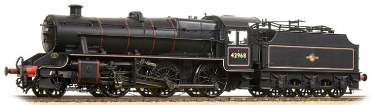 BR Stanier Mogul 2-6-0 #42968 (Lined Black - Late Crest) - Sold Out