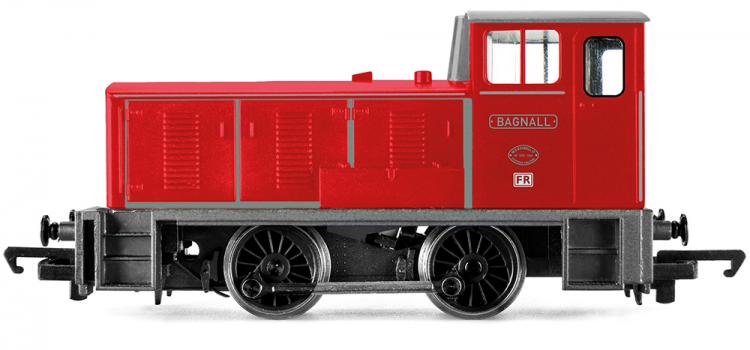 RailRoad - Bagnall Diesel Shunter 0-4-0 (Red) - Sold Out