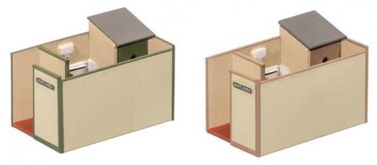 Wills - Small Gents Toilet (2 kits in pack) - In Stock