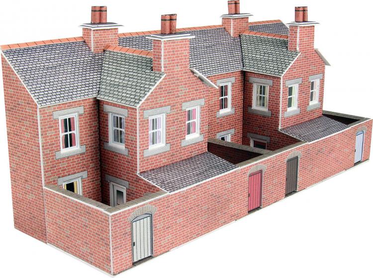 Low Relief - Terraced House Backs - Red Brick - Out of Stock